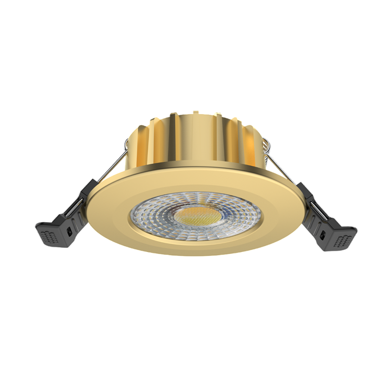 LED INBOUWSPOT | 6W | Ø75mm | DIMBAAR | CCT-SWITCH | IP65 | GOUD