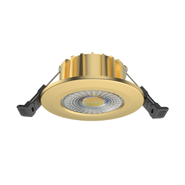 LED INBOUWSPOT | 6W | Ø75mm | DIMBAAR | CCT-SWITCH | IP65 | GOUD