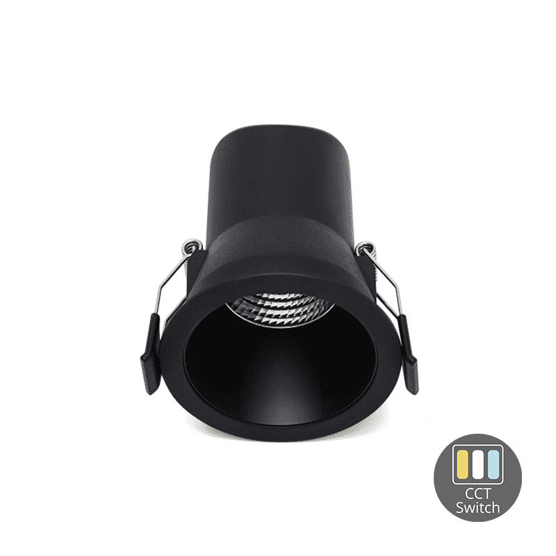 814915 | LED INBOUWSPOT MIRACLE 6W DIM ZWART CCT-SWITCH
