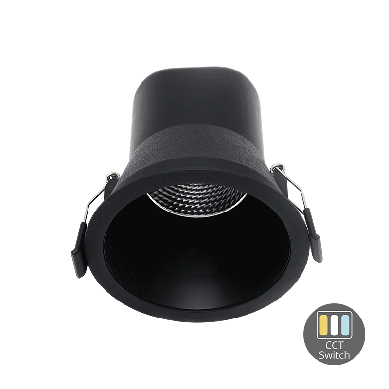 814939 | LED INBOUWSPOT MIRACLE 9W DIM ZWART CCT-SWITCH