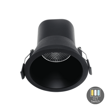 814939 | LED INBOUWSPOT MIRACLE 9W DIM ZWART CCT-SWITCH