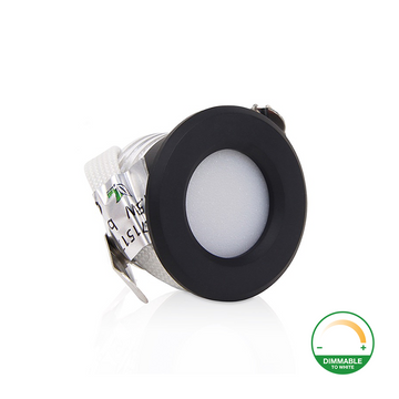 LED MINI RECESSED SPOTLIGHT PHOBOS 1.5W DIM2WARM BLACK