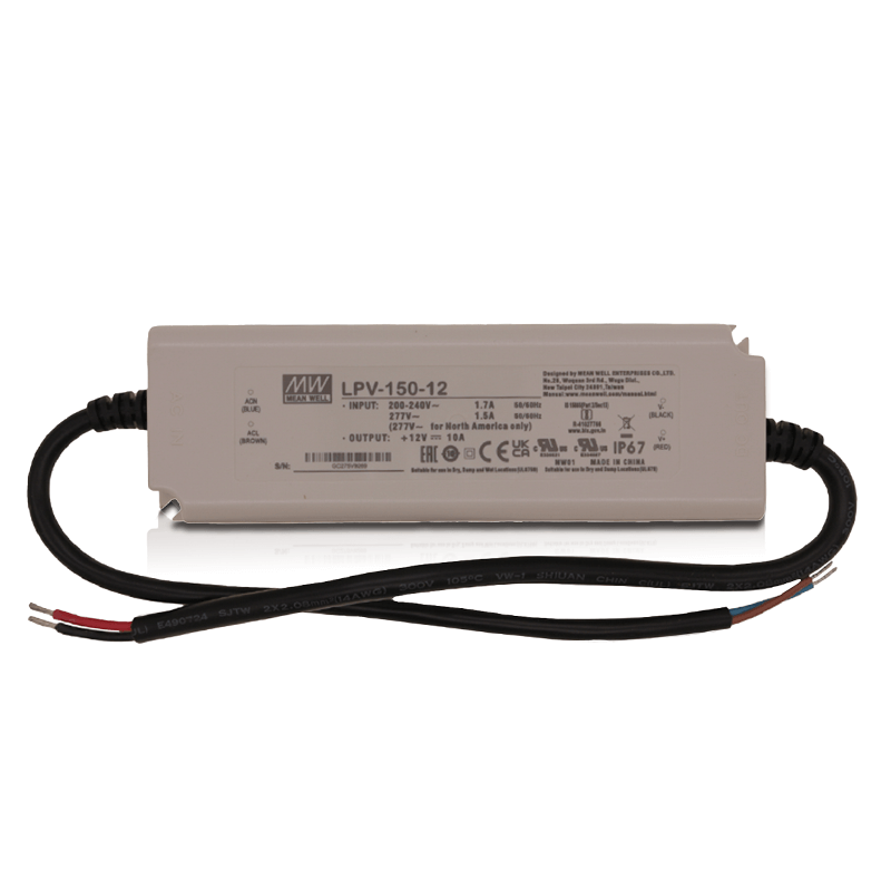12V DRIVER | MEANWELL | IP67 | 150W