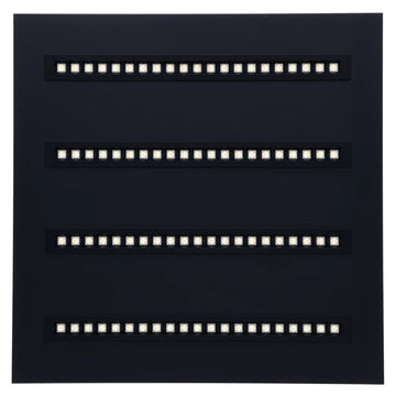 811600 | LED LOUVRE PANEEL | NOVA | 60X60CM | 36W | CCT-SWITCH | ZWART