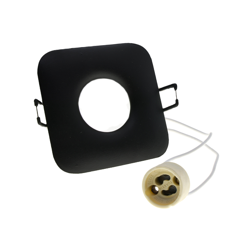 GU10 ARMATUUR VIERKANT | ILFORD | ZWART