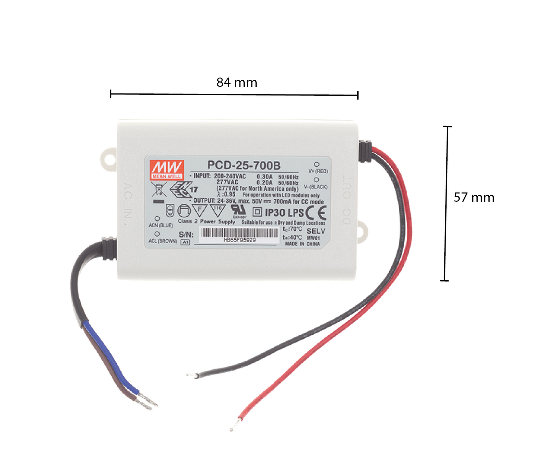 MEAN WELL TRIAC DRIVER | 700mA | 25W