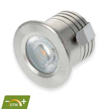 LED MINI INBOUWSPOT | PHOBOS | 2W | ZILVER | DIM2WARM