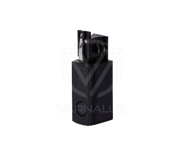 Power supply connector of 4 wired 3-phase track rail black