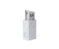 Power supply connector of 4 wired 3-phase track rail white