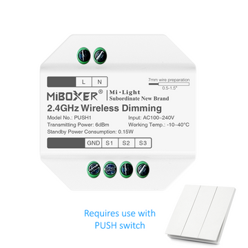 MI-LIGHT PUSH DIM MODULE | RGB-CCT