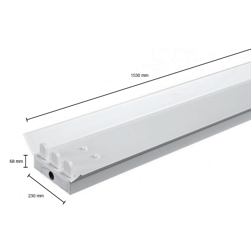 dubbel tl armatuur 150cm