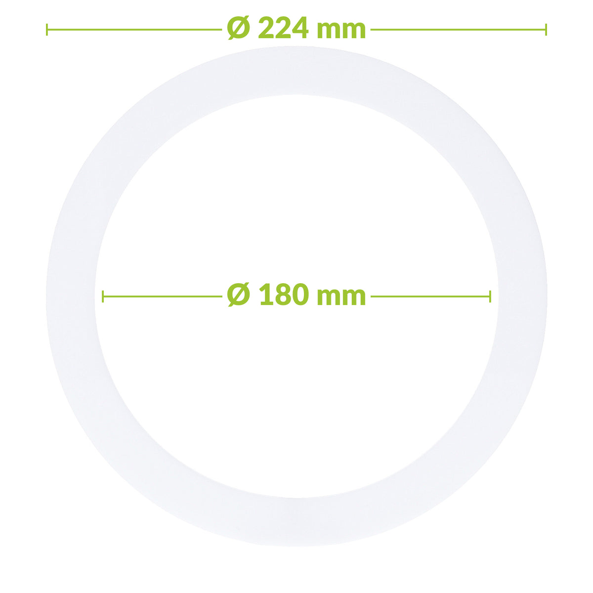 VERLOOPRING | Ø 180-224mm