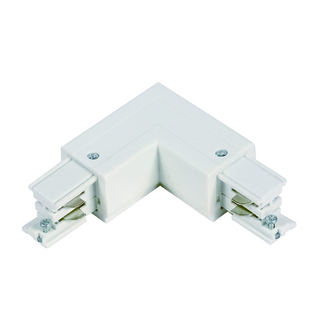 1 fase rail bocht accessoire wit