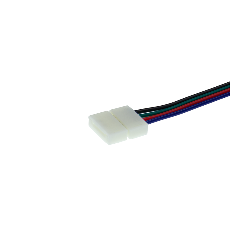 LED STRIP CONNECTOR | STRIP TO POWER | 4 PIN | 10MM | IP20 | 15CM