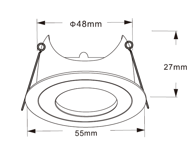 MR11 ARMATUUR | PAROS | WIT