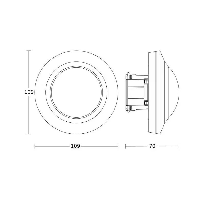 STEINEL SENSOR  PD-8 ECO COM1 DE WS