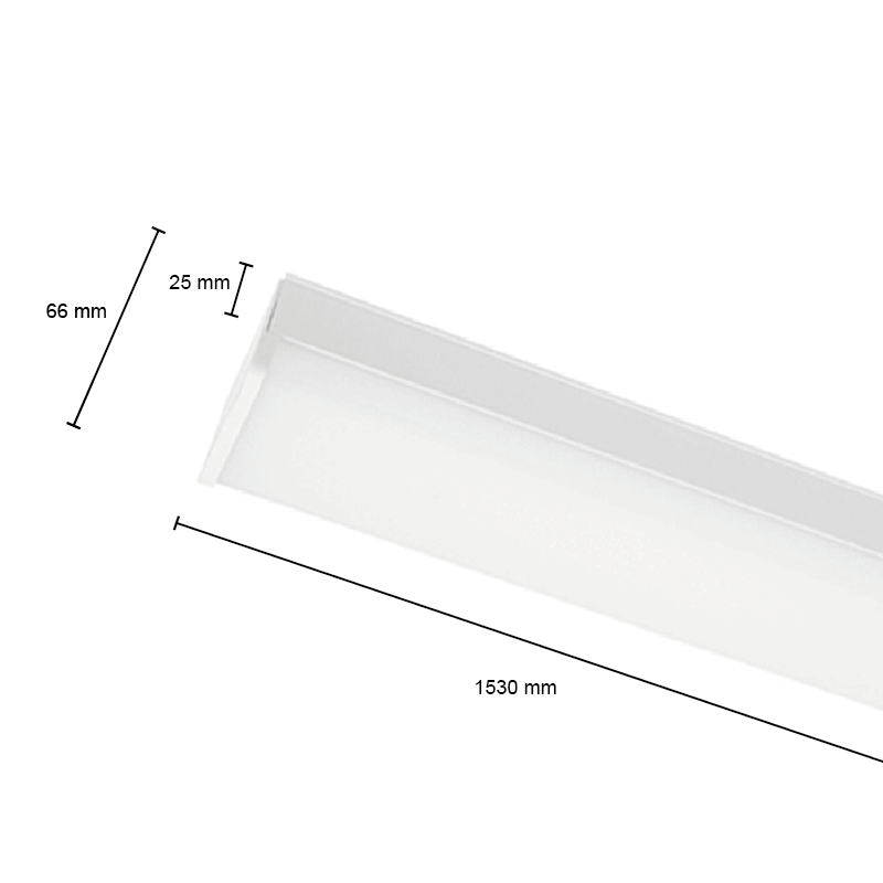 LICHTLIJN JUPITER | LED MODULE | 33W/42W/58W/66W | 120°
