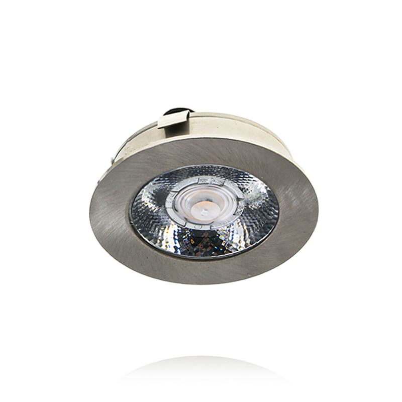 LED FURNITURE SPOTLIGHT | BASTON | 3W | 12V(DC) | IP44 | SILVER | 14MM HIGH