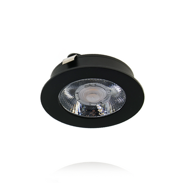 LED MEUBELSPOT | BASTON | 3W | 12V(DC) | IP44 | ZWART | 14MM HOOG