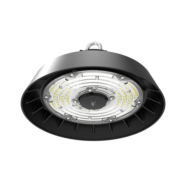 led ufo highbay zwart met bewegingssensor en daglichtsensor
