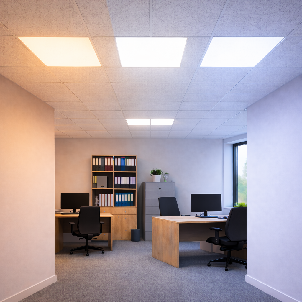BACK-LIT LED PANEEL | PRO | 60X60CM | 28W | CCT-SWITCH | MET 3-SWP SNOER