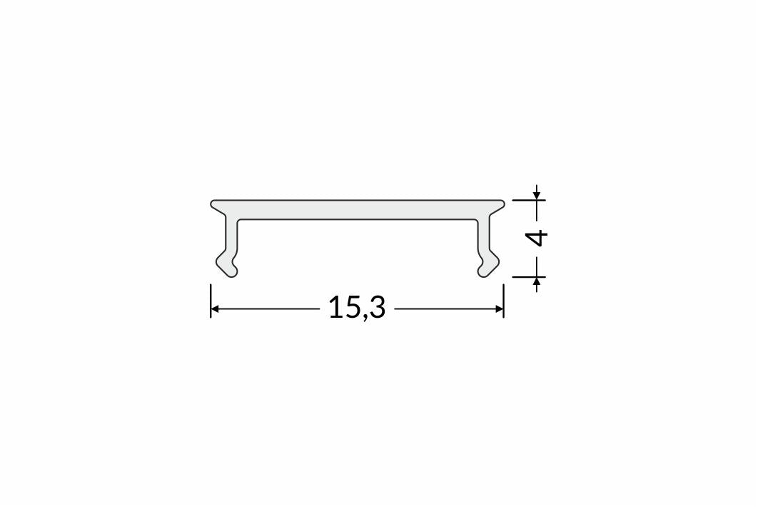 CLICK COVER | 2M |SMART | 16MM | TRANSPARANT