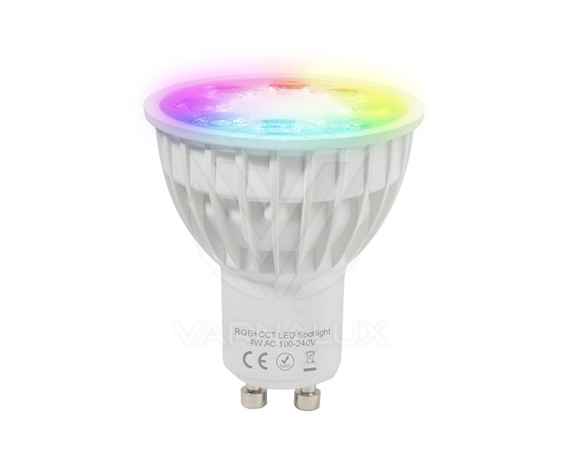 LED SPOTLIGHT GU10 4W RGB+CCT