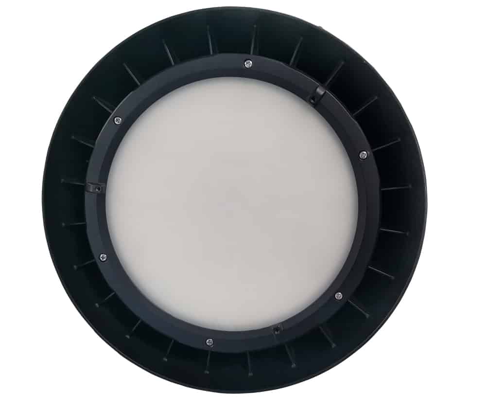 MAT GLAS COVER 120° VOOR HIGH BAYS ZWART (HUC)-0