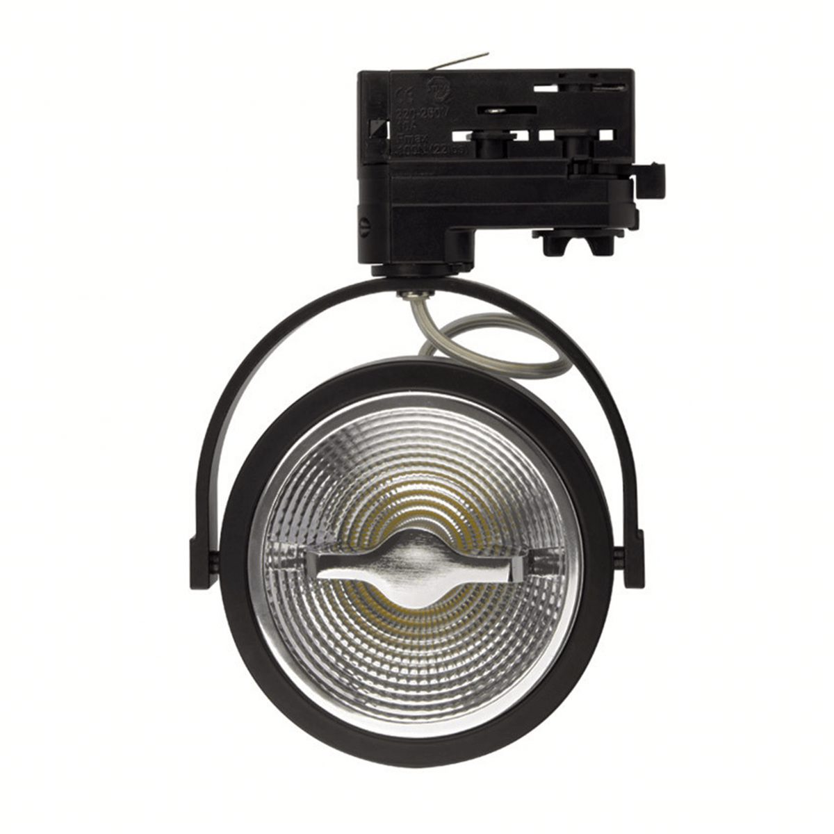 3-FASE RAILSPOT TETHYS 12W ZWART DIM2WARM