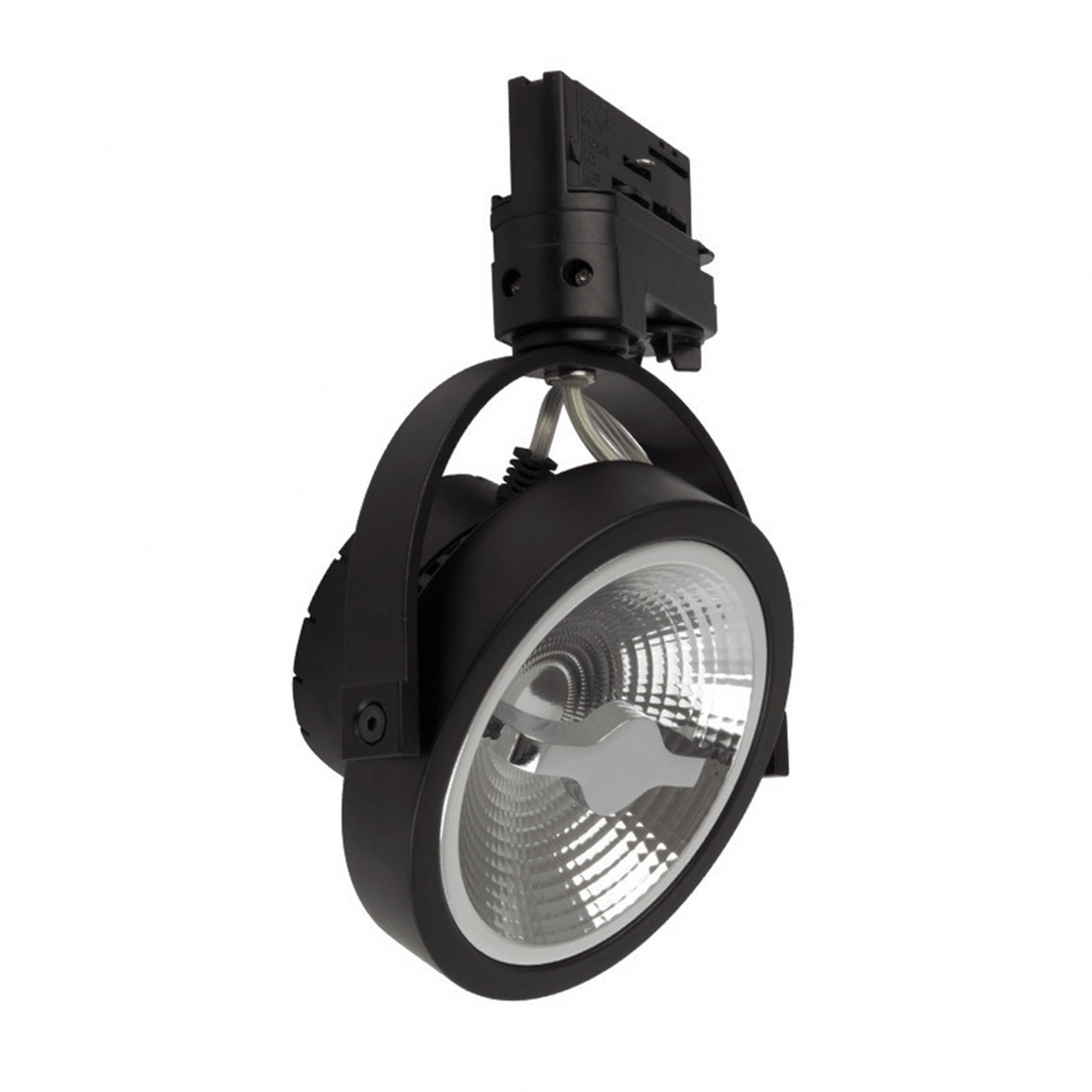 3-FASE RAILSPOT TETHYS 12W ZWART DIM2WARM