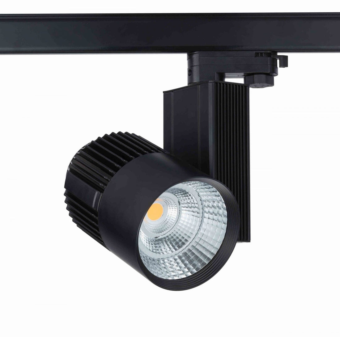 RDB50-3000K | 3-FASE RAILSPOT 50W CRI>95 ZWART