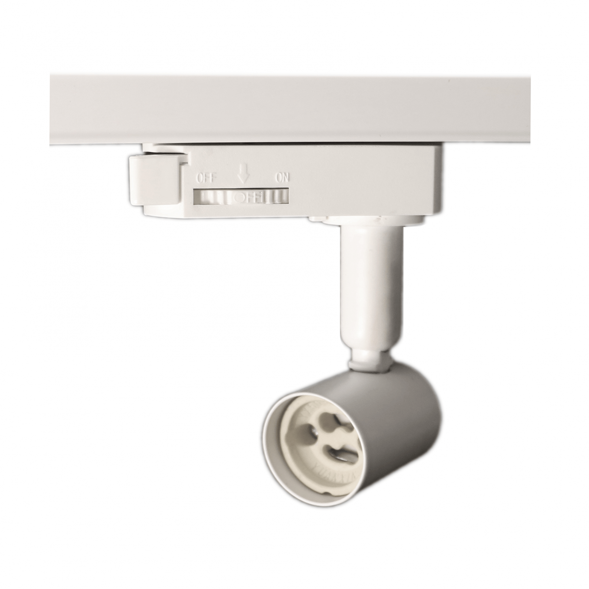 RFG-WHITE02 | 3-FASE RAILARMATUUR MET GU10 FITTING M