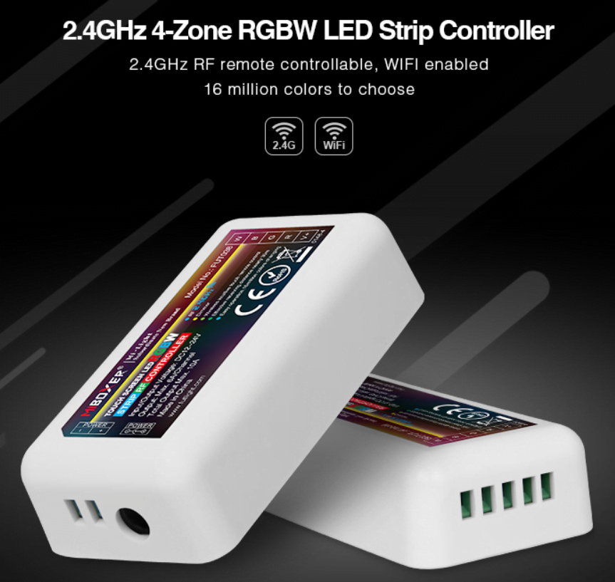 MI-LIGHT 4 ZONE | RGB+W | STRIP CONTROLLER
