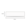 SIDE-LIT LED PANEEL | LO | 120X30CM | 40W