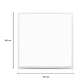 BACK-LIT LED PANEEL | CUPID | 60X60CM | 25W | CCT-SWITCH | MET EUROSNOER