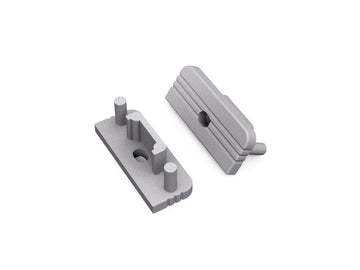 END CAP MET KABELOPENING | SURFACE | 10MM | 20 STUKS