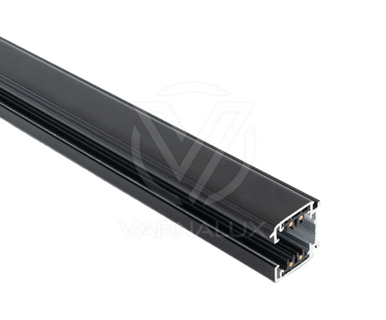 Track rail 150cm square 4 wired 3-phase black