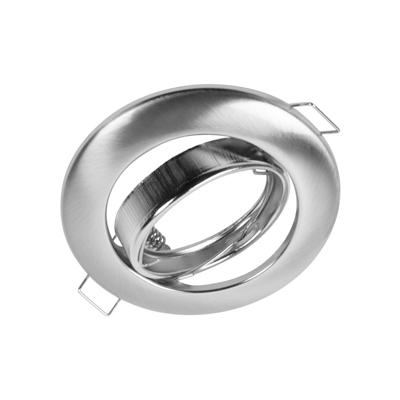 zilveren spots inbouw armatuur